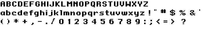 Onesize font