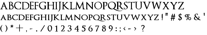 OptimusPrincepsSemiBold font