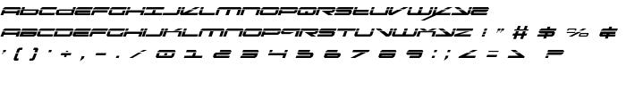 Oramac Laser Italic font