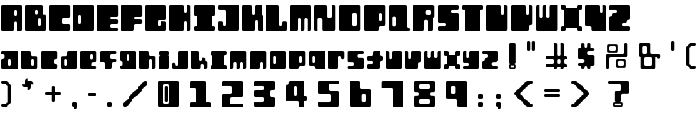 Orthotopes font