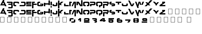 Outer zone font