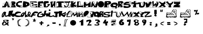 paintblack font