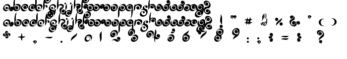 Palm of Buddha font