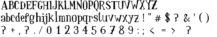 Paquita font