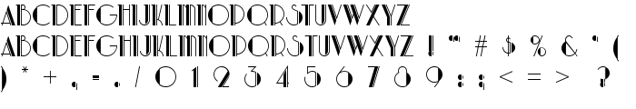 Park Lane NF font