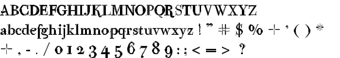 ParmaPetitOutline font