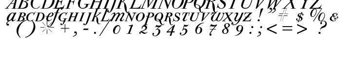 ParmaPetitSCItalic font