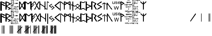 Pauls Real Celtic Rune Font font