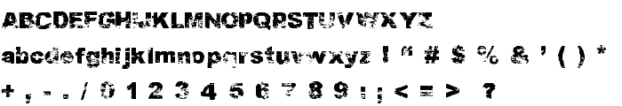 PDRPT font