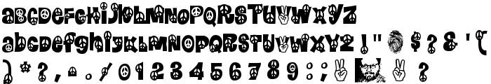 Peace font