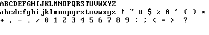 Perfect DOS VGA 437 font