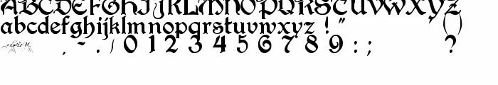 PerryGothic Regular font