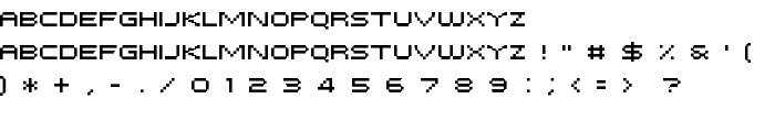 PF Tempesta Five Extended font