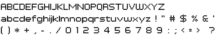 PF Tempesta Seven Extended font