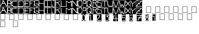 Pf_veryverybadfont7 Inverted font