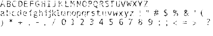 Phantomime font