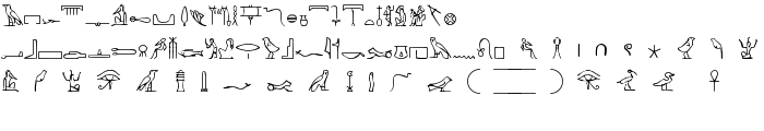 PharaohGlyph Medium font