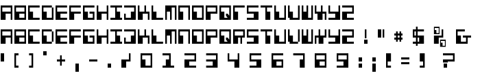 Phaser Bank Condensed font