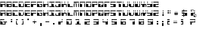 Phaser Bank Laser font