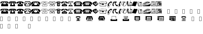 Phones NormalA font