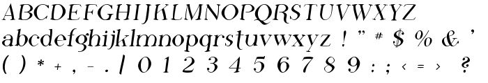 Phosphorus Fluoride font