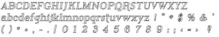 Phosphorus Iodide font