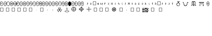 Pi Rho Runestones font