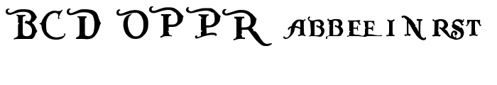 Pieces of Eight Alt font