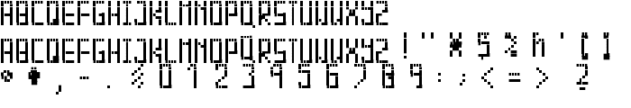 Piksalet font