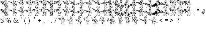 Pip Boy Weapons Dingbats font