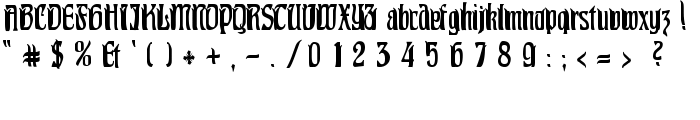 Pittoresk Condensed font