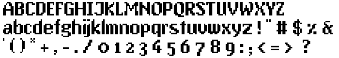 PixAntiqua font