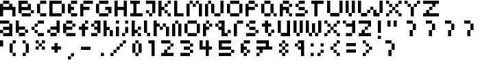 Pixel Block BB Regular font