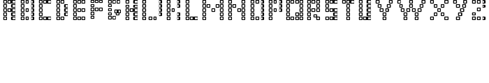 Pixel-Chunker font
