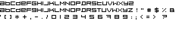 Pixeldust font