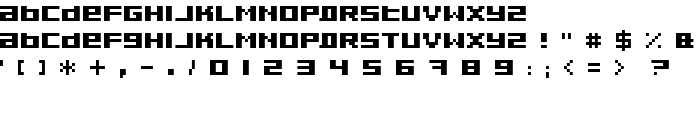 Pixeldust Bold font