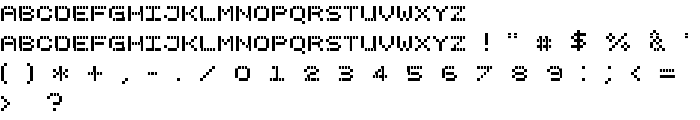 Pixelicious font
