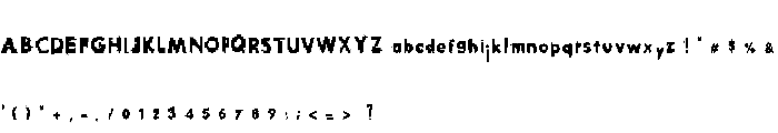 PixelNoise erc 2007 font