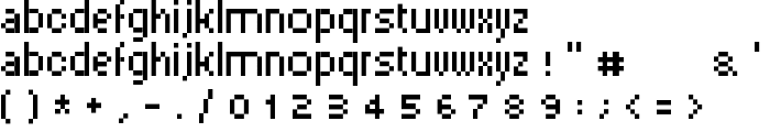 PixelSix00 font
