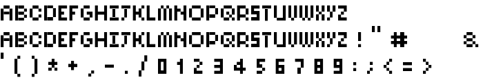 PixelSix10 font