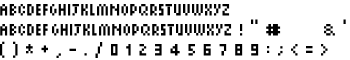 PixelSix14 font