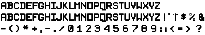 PixelSplitter-Bold font