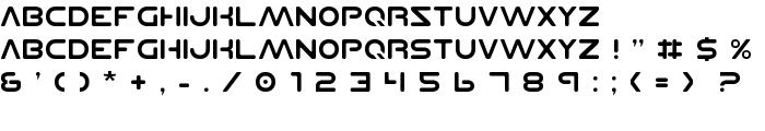 Planet NS font