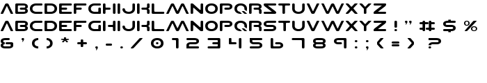 Planet NS Expanded font
