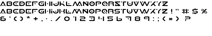 Planet S Expanded font