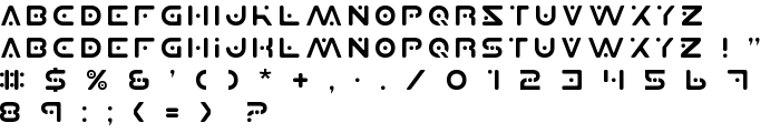 Planet X font