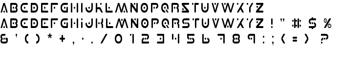 Planet X Condensed font