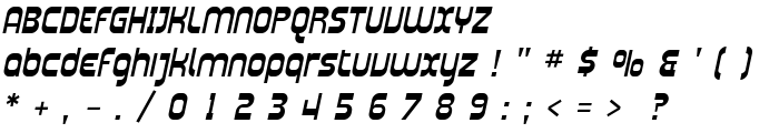 Plasmatica Italic font