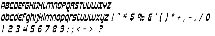 Plasmatica Cond Italic font