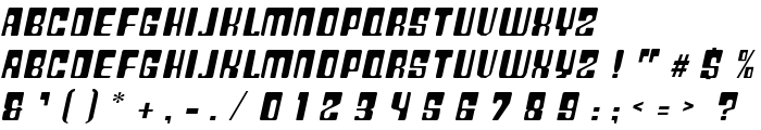 Plastic No.25 font